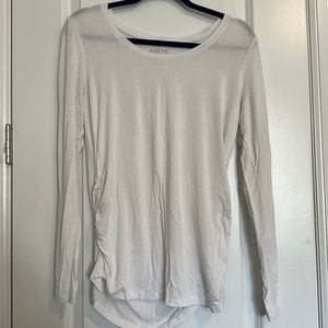 A glow maternity white long sleeve shirt size L